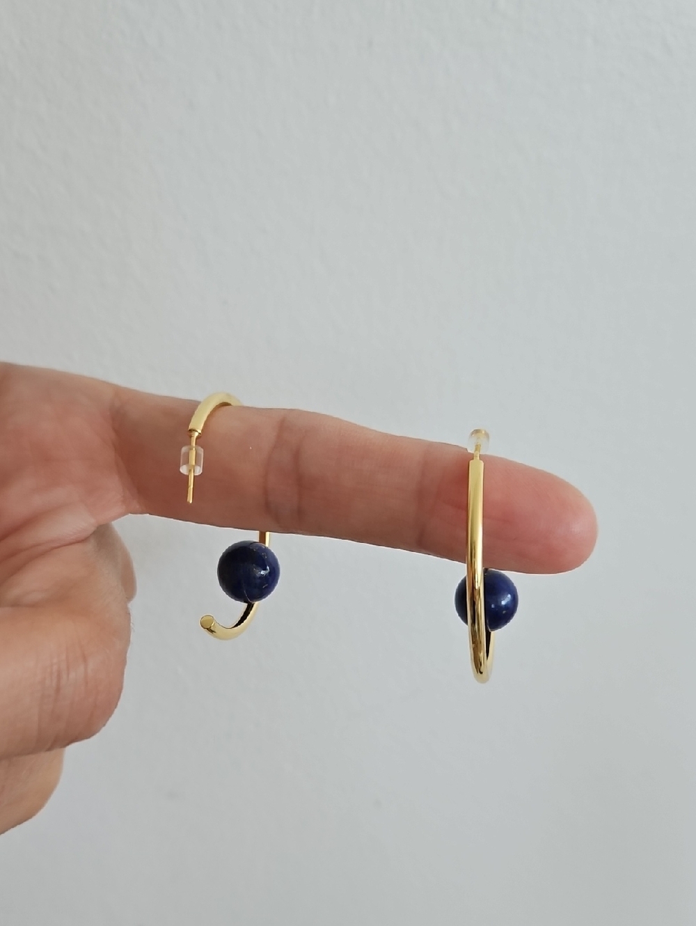 Lane Woods 18k Gold Plated Hoops